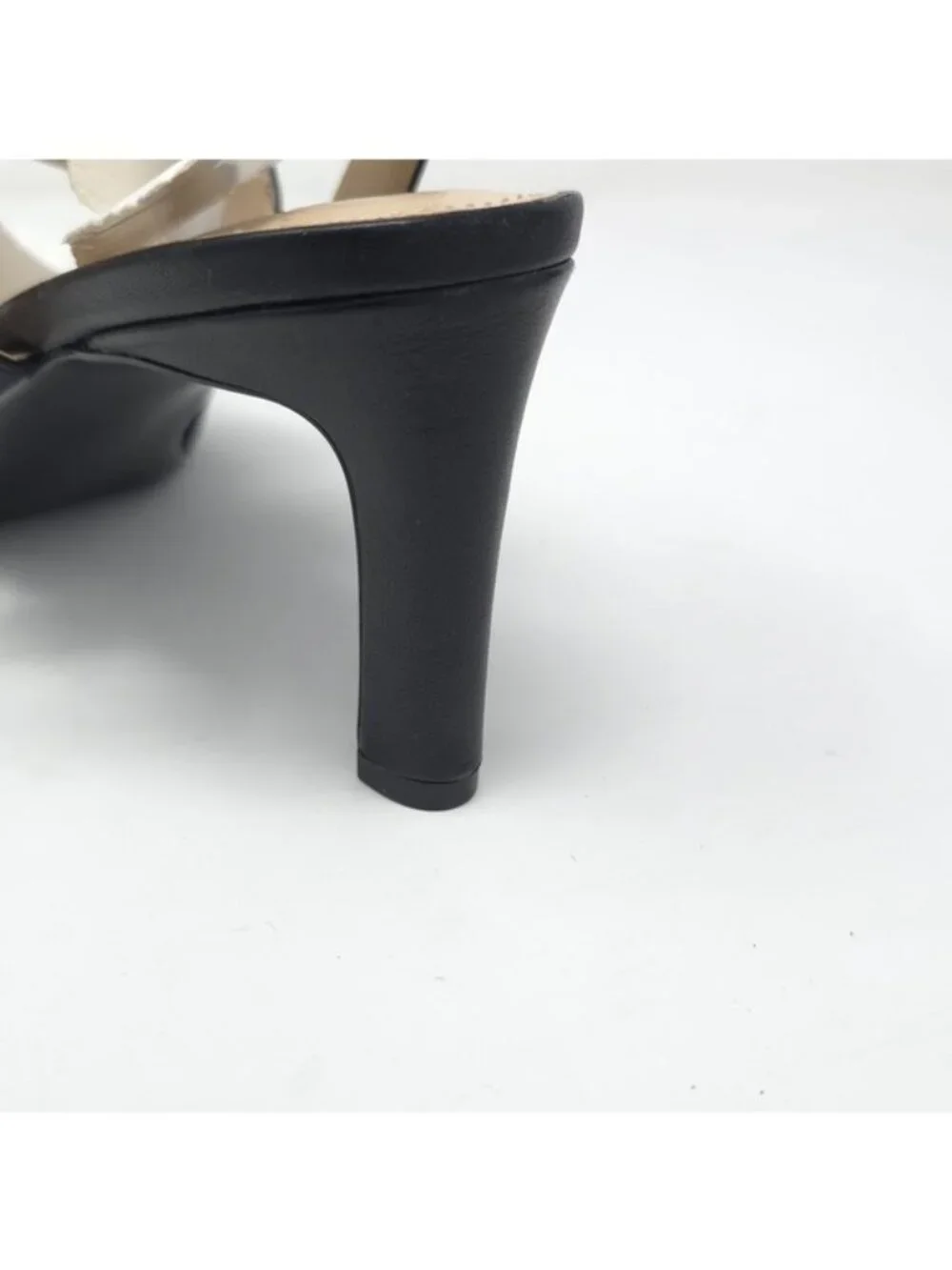 Calvin Klein Women's Larin Pump, Black Leather, 11M - Picture 6 of 8